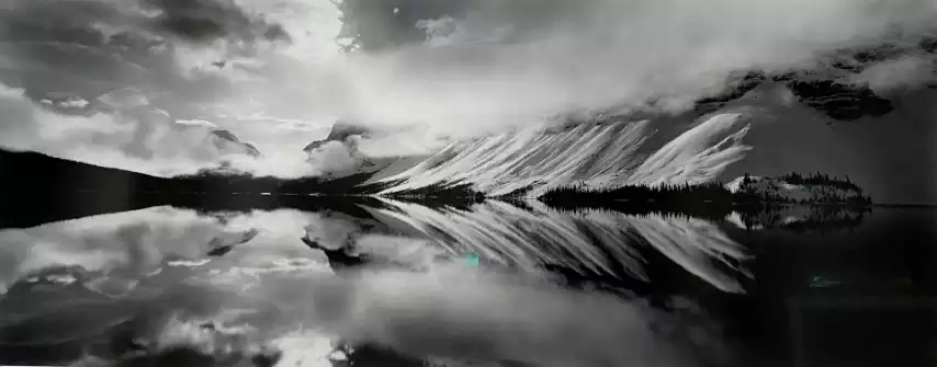 Bow Lake, Banff National Park, AB, 8X20 Canham View Camera